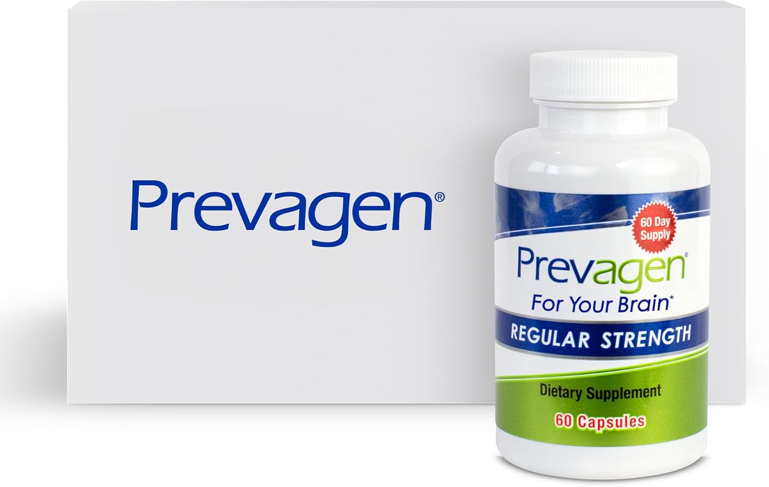 Prevagen® Regular Strength Brain Health & Memory Support Capsules (60 Capsules) | Save 30% OFF