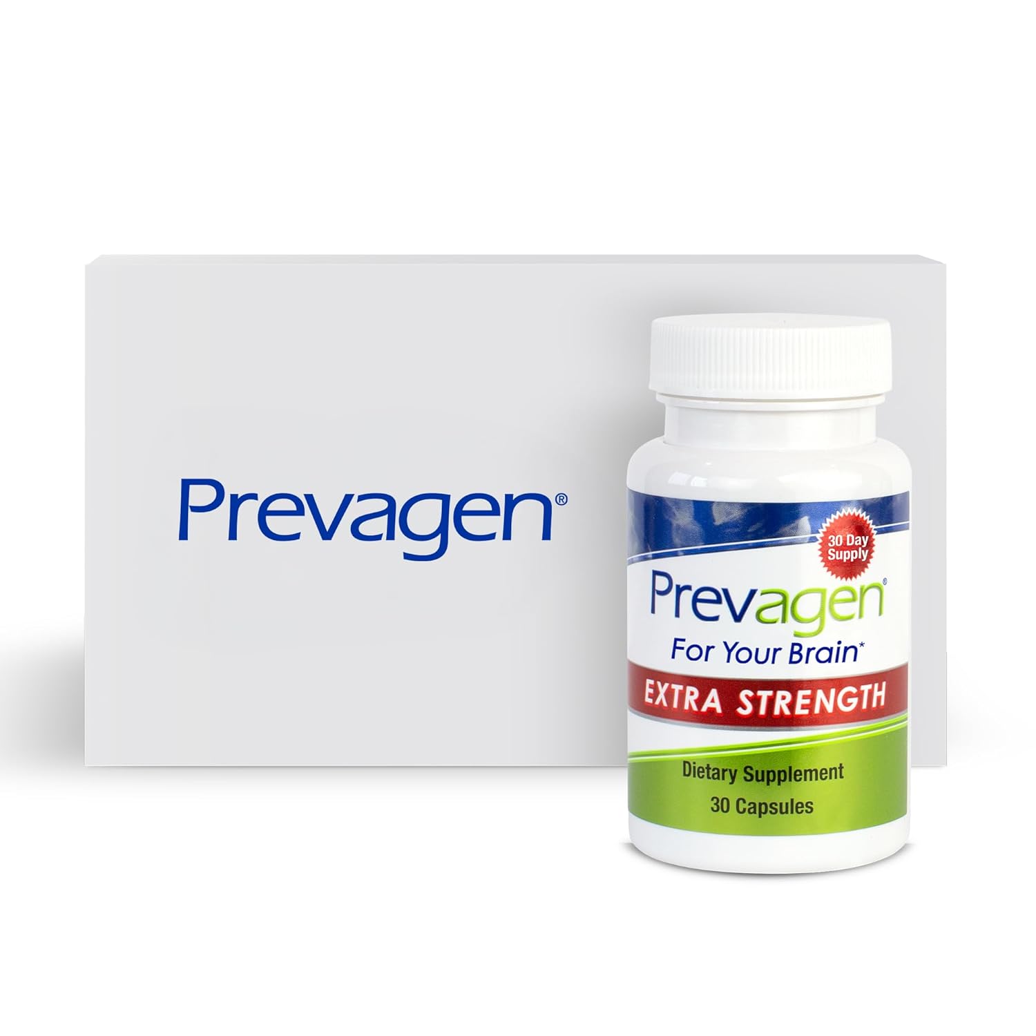 Prevagen® Brain Health & Memory Support Capsules (30 Capsules) | Regular & Extra Strength | Save 30%–50%