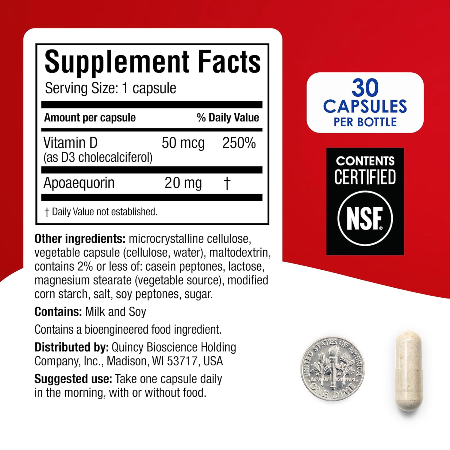 Prevagen® Brain Health & Memory Support Capsules (30 Capsules) | Regular & Extra Strength | Save 30%–50% - Image 4